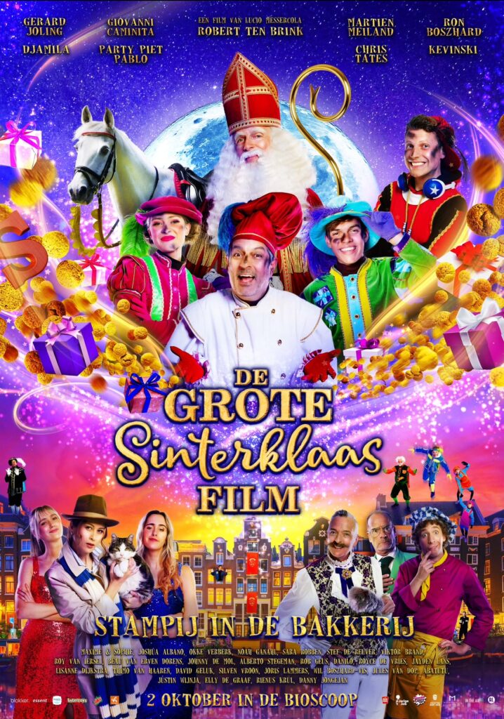 Film poster van De Grote Sinterklaasfilm 2024 Stampij in de bakkerij